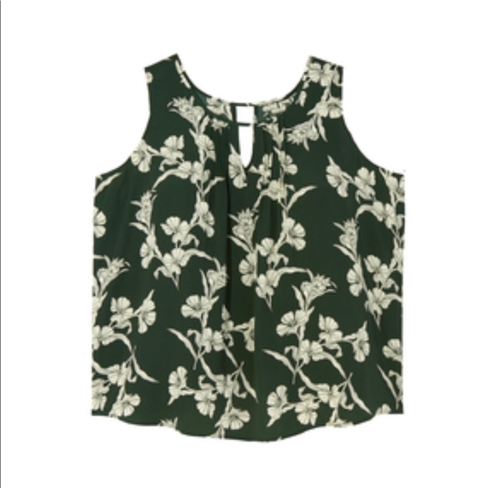 Forrest Green sleeveless blouse
